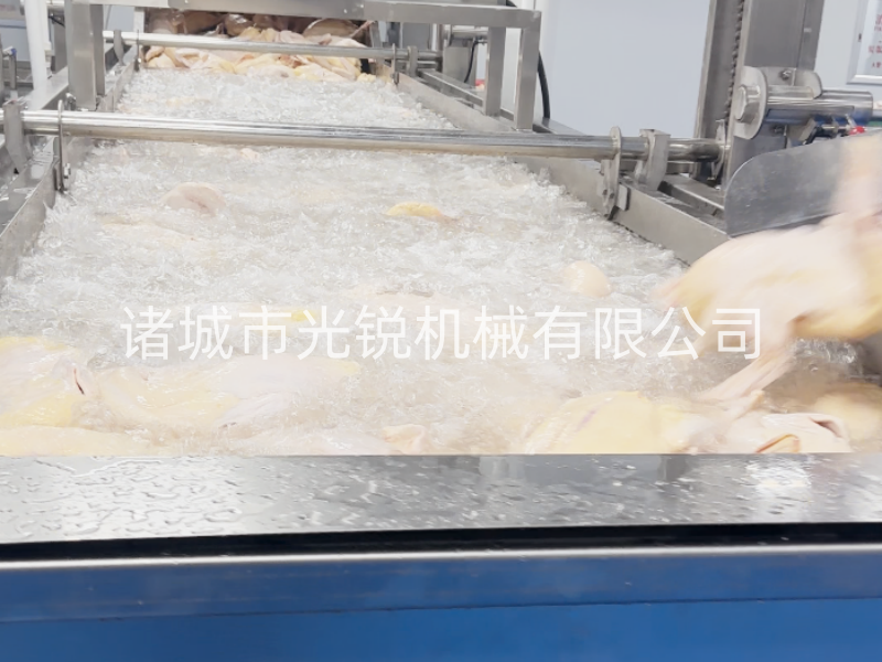 凍鴨加工不用愁！一站式解凍清洗分割流水線，效率翻倍！